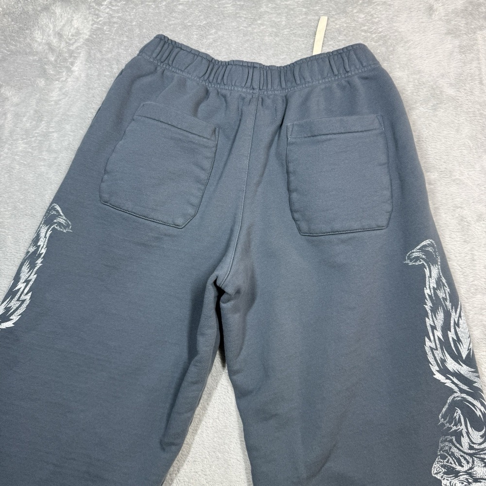 Darc Sport Wolves SHE Sweatpants Small Blue Baggy Wide Leg Limited Edition - Picture 11 of 12